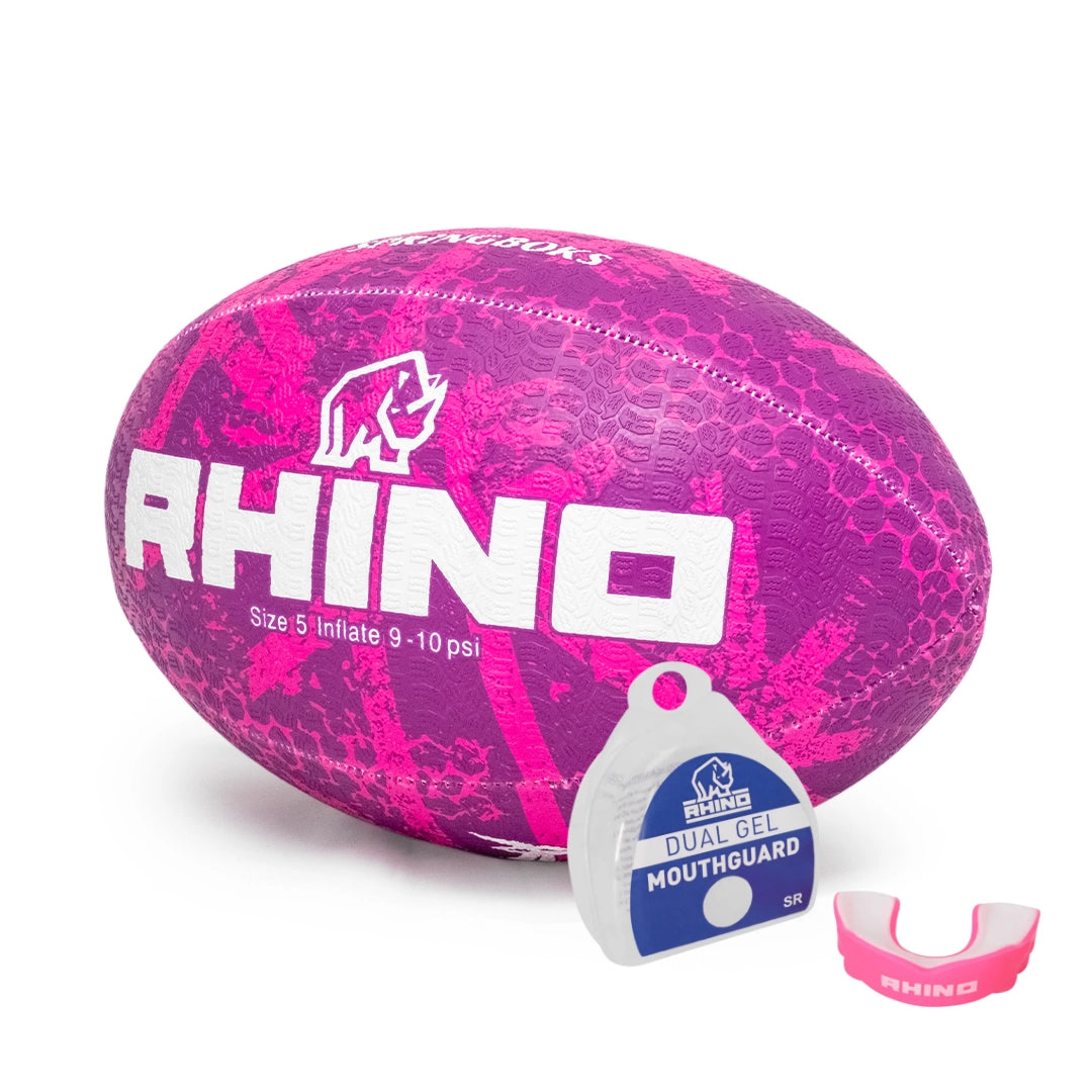 Springbok Graffiti Ball and Dual Gel Mouthguard
