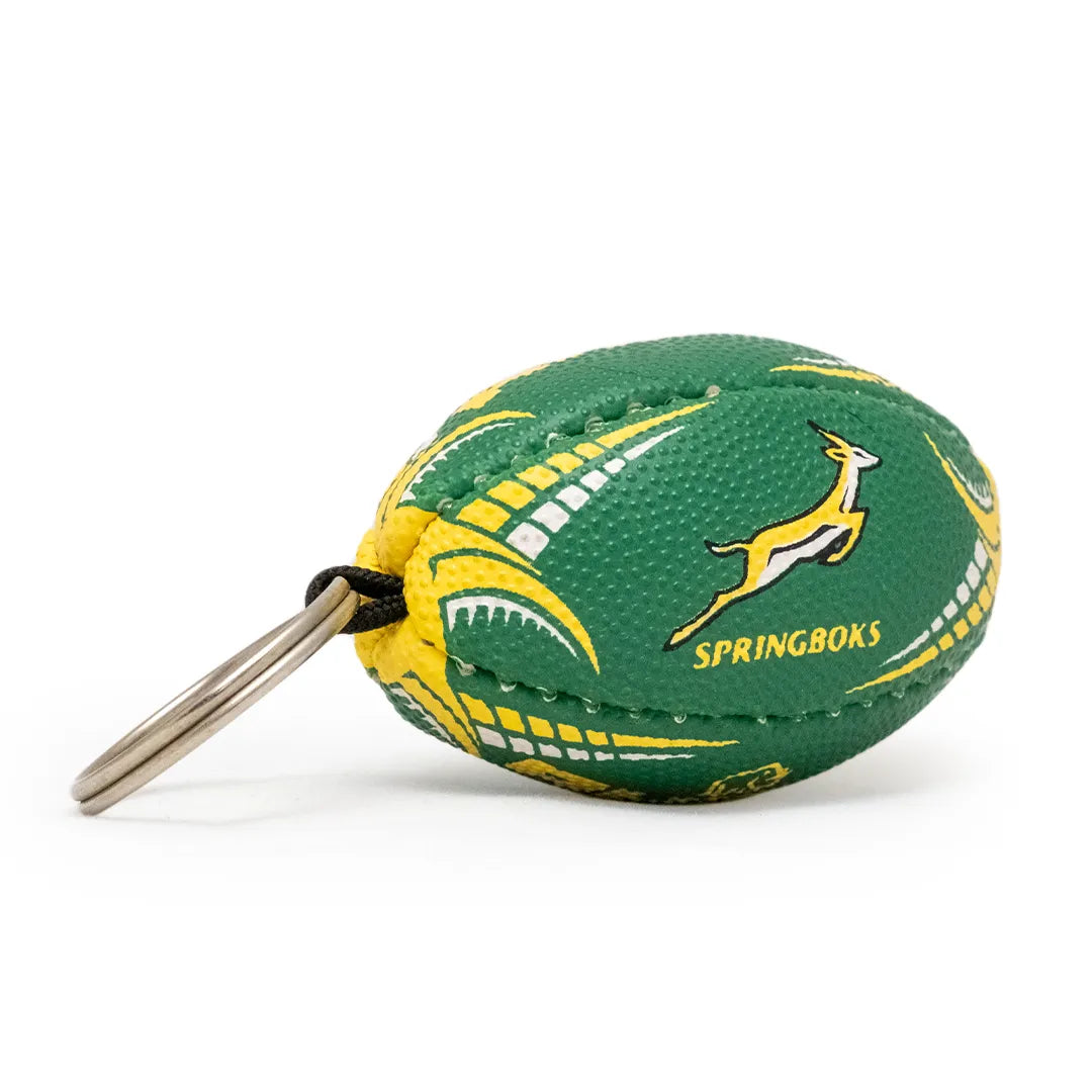 Rhino Springbok rugby ball Keychain