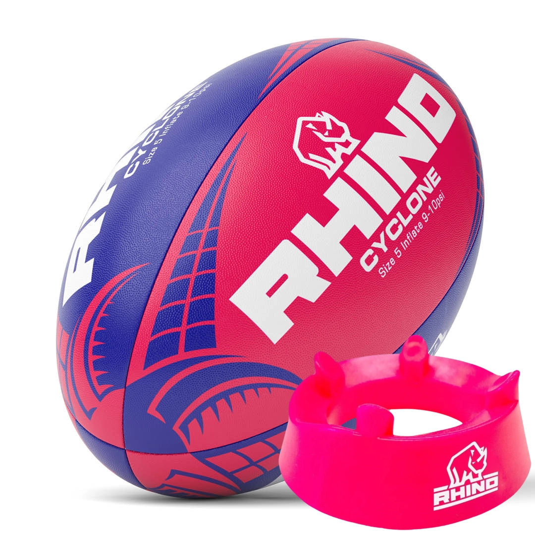 Cyclone Rugby Training Ball and Kicking Tee