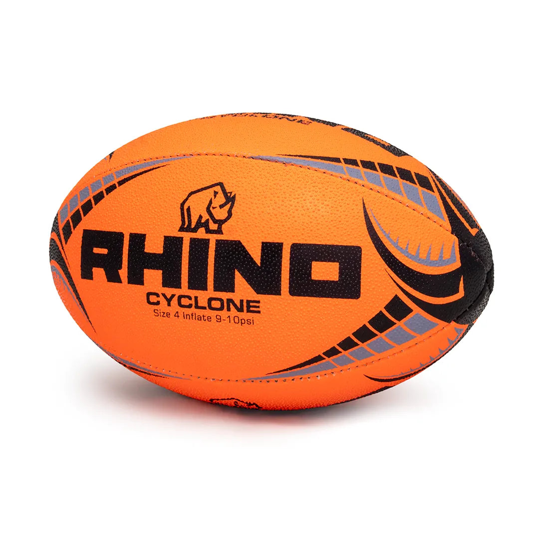 Orange Rugby Trainers Cyclone XV Rugby Training Ball | Rhino Rugby South Africa