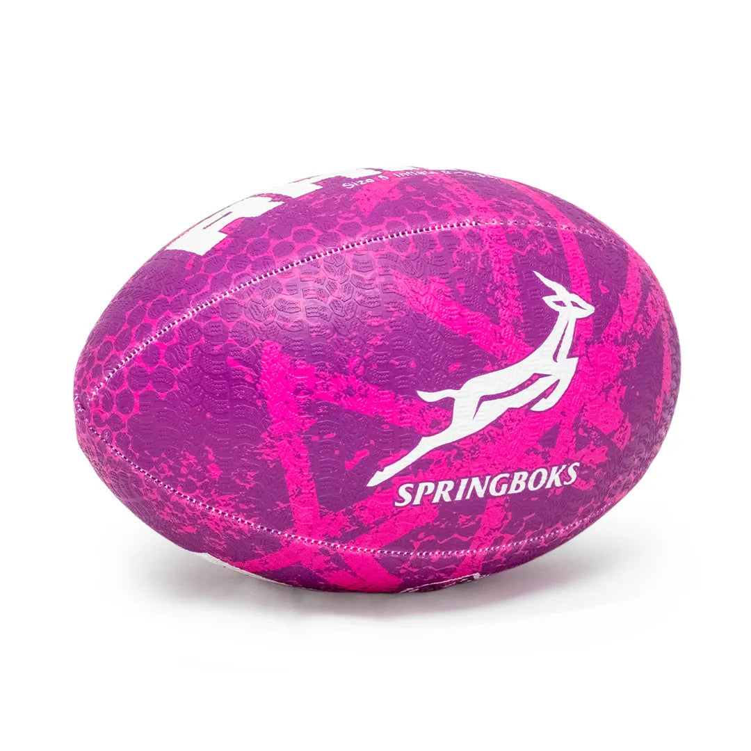 Rhino Graffiti pink rugby ball