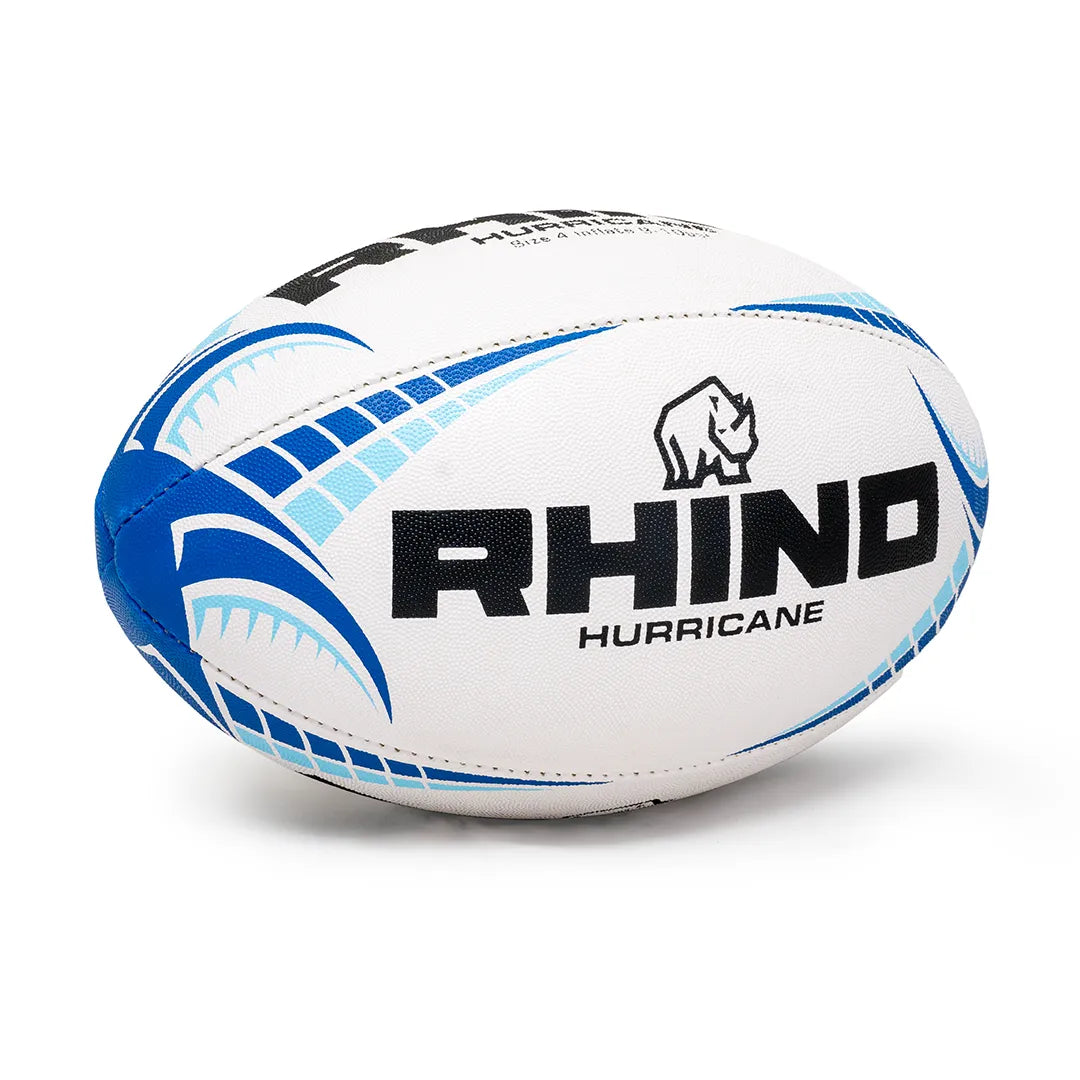 Rhino Hurricane size 4 blue rugby ball