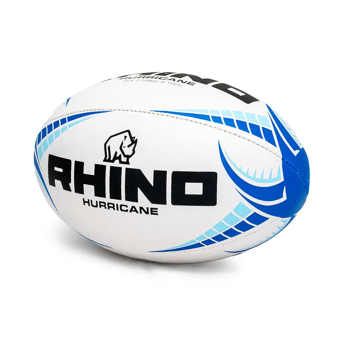 Rhino Hurricane size 5 blue rugby ball