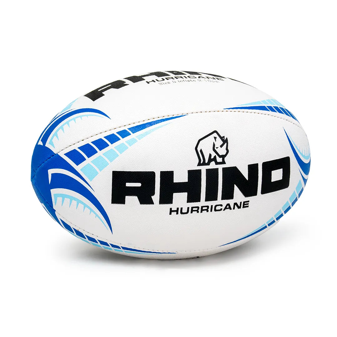 Rhino Hurricane size 5 blue rugby ball