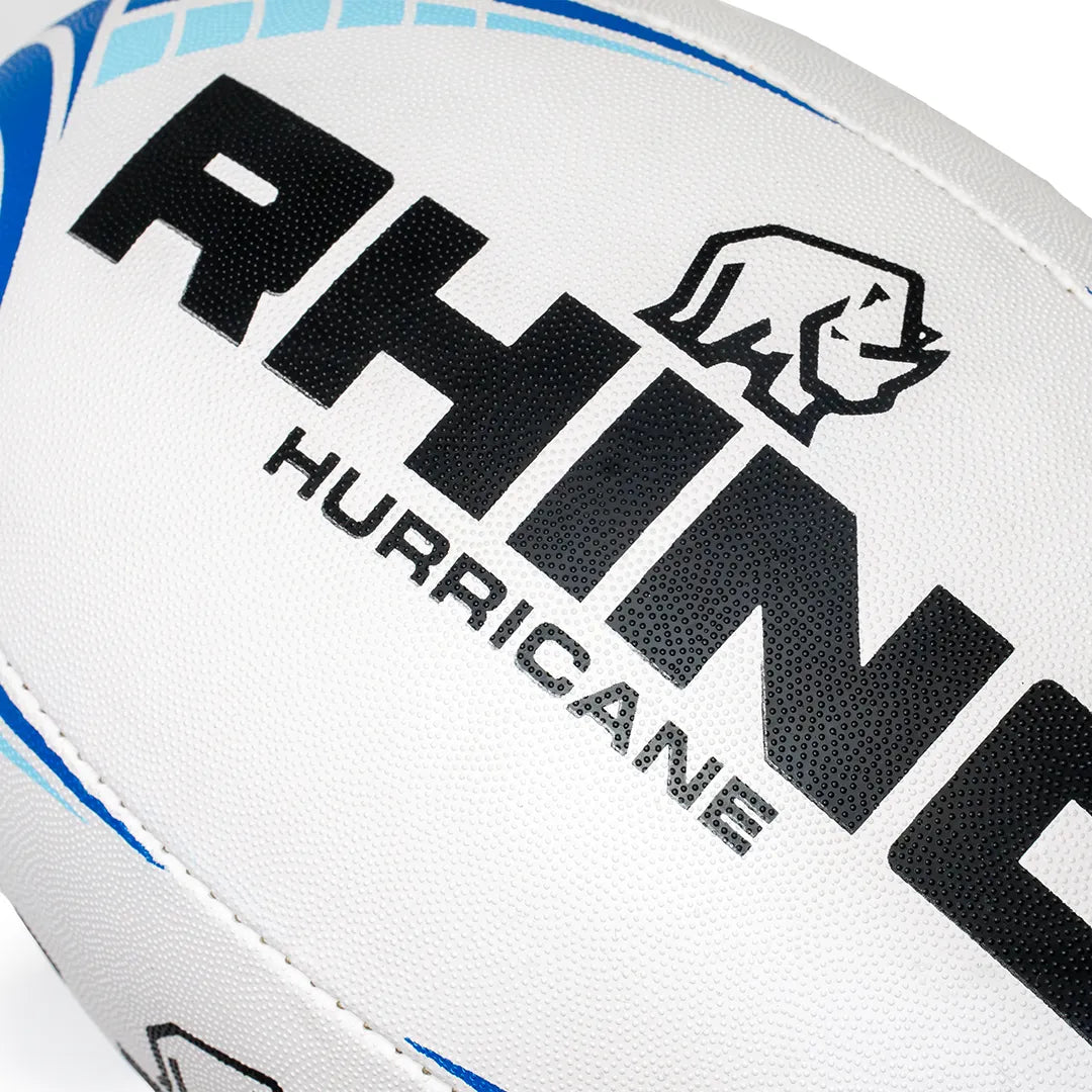 Rhino Hurricane size 5 blue rugby ball