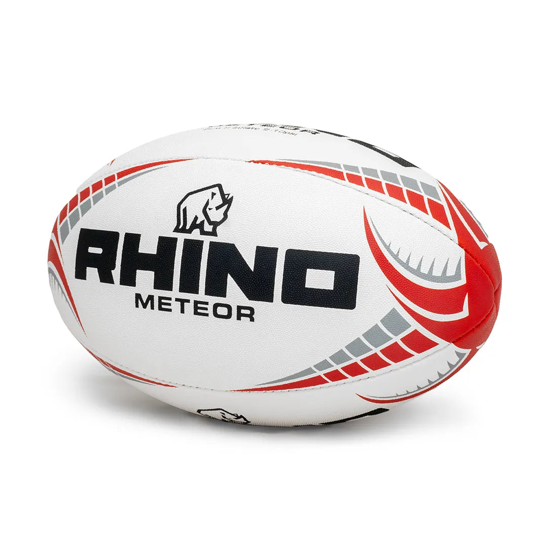 Rhino Meteor size 5 red rugby ball