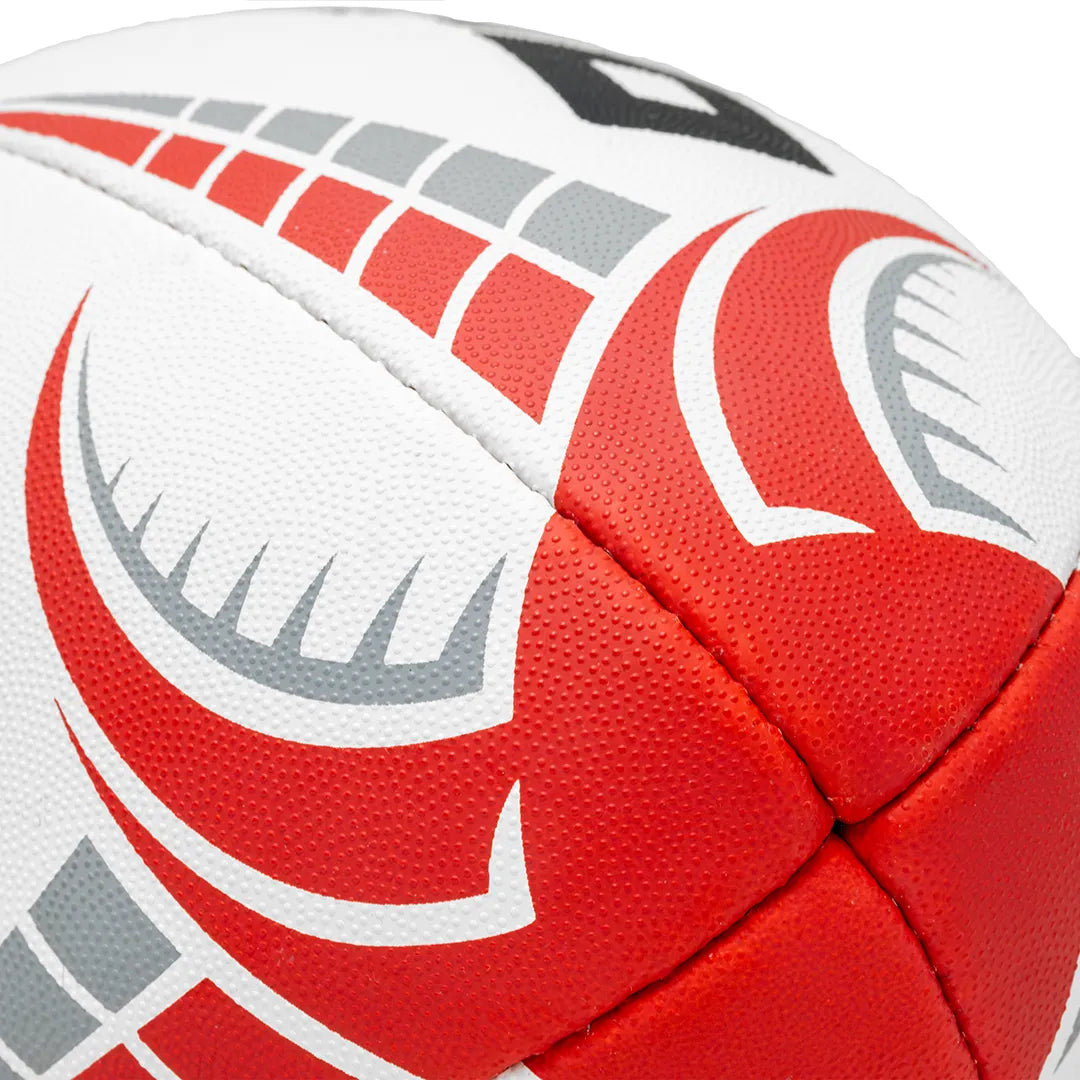 Rhino Meteor size 5 red rugby ball