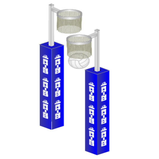 In-Ground Height Adjustable Netball Posts