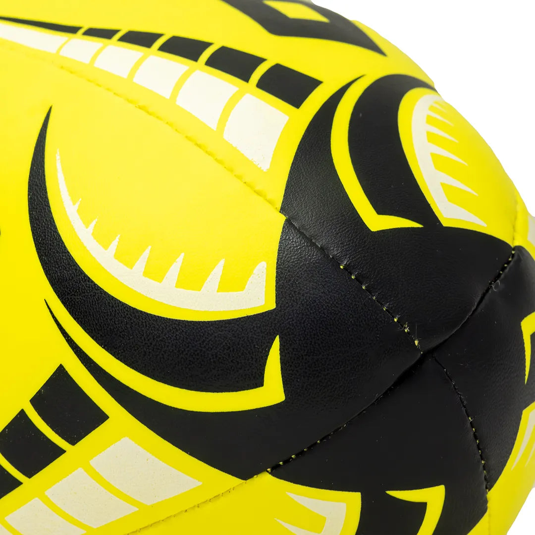 Rhino Sponge ball size 3 yellow rugby ball