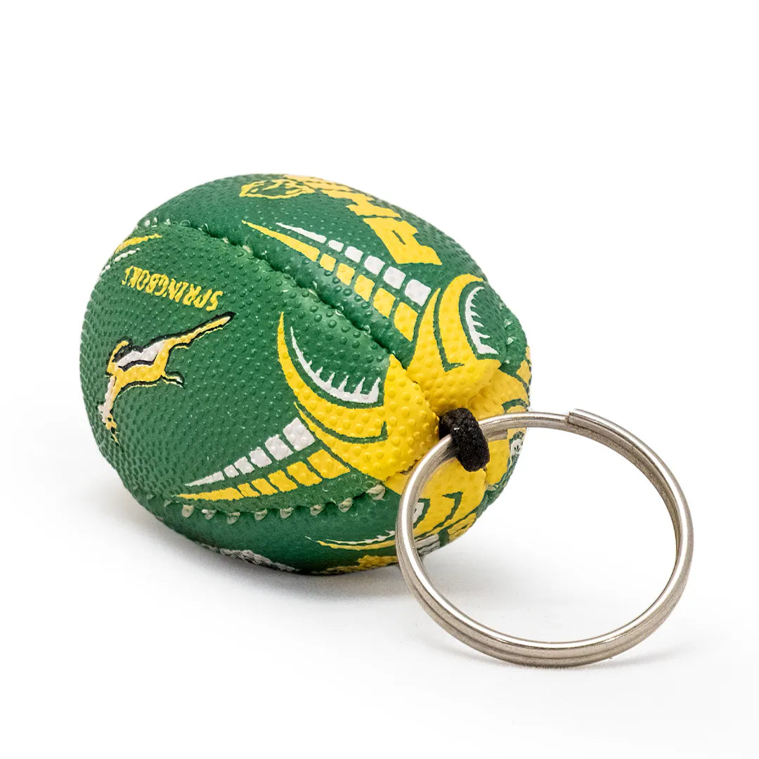 Rhino Springbok Keychain rugby ball