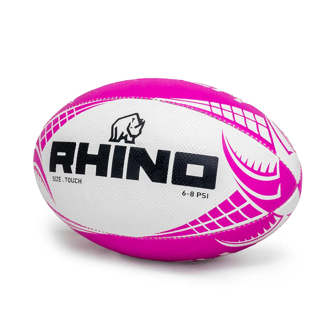 Rhino Touch pink rugby ball