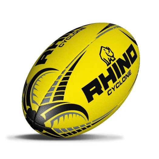 Rhino Cyclone Rugby Training Ball | Fluo Yellow