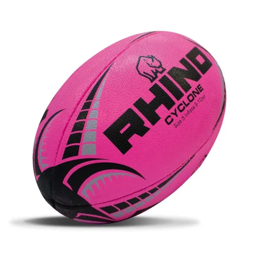 Rhino Cyclone Rugby Training Ball | Fluo Pink