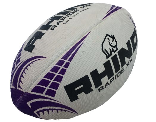 Rhino Rapide Training Rugby Ball | Purple