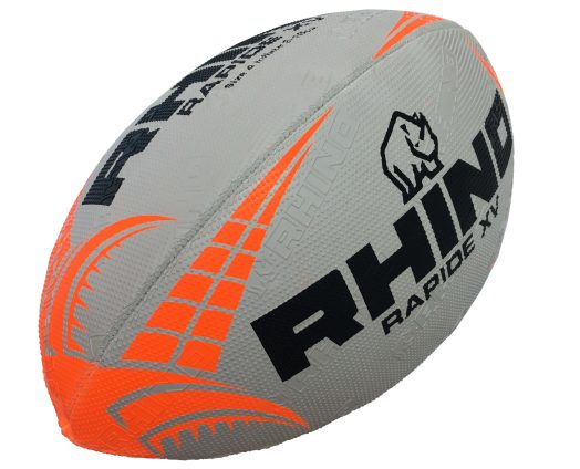 Rhino Rapide Training Rugby Ball | Orange