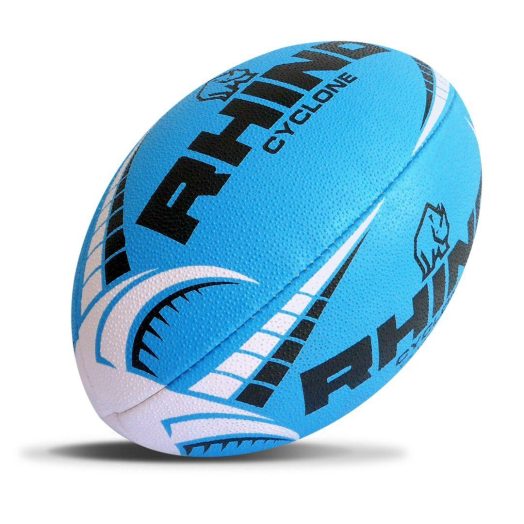Rhino Cyclone Rugby Training Ball | Fluo Blue