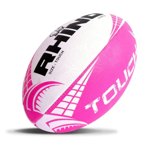 Rhino Touch Rugby Ball | Pink